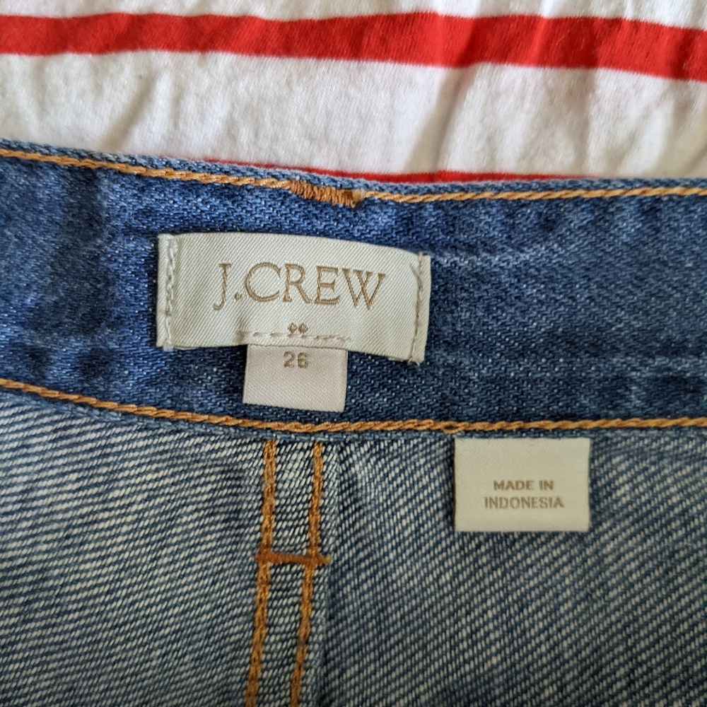 J.Crew Jean Shorts and Tee - Picture 10 of 12